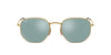 Ray-Ban Hexagonal RB3548N Gold/Grey #colour_gold-grey