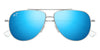 Maui Jim Hauʻoli XS MJ0589S#colour_shiny-silver-with-crystal-maui-pure-blue-hawaii