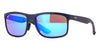 Maui Jim Huelo Polarised Sunglasses#colour_matte-blue-blue-hawaii-maui-pure