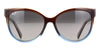 Maui Jim olu olu Polarised Sunglasses#colour_transparent-dark-chocolate-with-blue-fade-neutral-grey-super-thin-glass