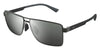 Maui Jim Piha Piha #colour_shiny gunmetal with black/dual mirror silver to black super thin glass