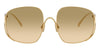 Miu Miu SMUA57 #colour_gold/camomilla gradient
