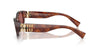Miu Miu SMU B04#colour_striped-tobacco-dark-violet