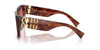 Miu Miu SMU B05#colour_striped-tobacco-red-to-pink-gradient