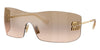 Miu Miu SMUB53S #colour_gold/light brown with bronze gradient mirror