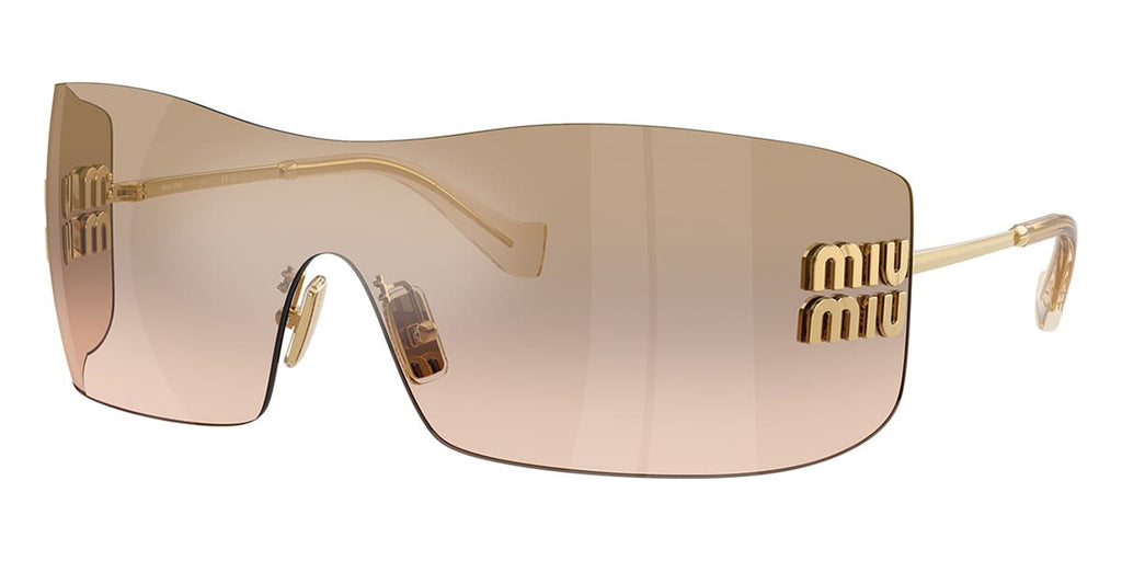 Miu Miu SMUB53S #colour_gold/light brown with bronze gradient mirror