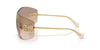 Miu Miu SMUB53S #colour_gold/light brown with bronze gradient mirror