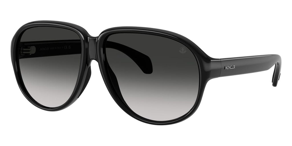 Moncler Halcyonne ML 8001 #colour_shiny black/dark grey to light grey gradient
