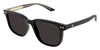 Montblanc MB0258SA #colour_shiny black with gleaming gold/grey with light mirror