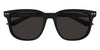 Montblanc MB0258SA #colour_shiny black with gleaming gold/grey with light mirror