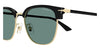 Montblanc MB0439SA #colour_shiny gold and black/green with light mirror
