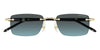 Montblanc MB0344S#colour_gold-and-black-blue-gradient