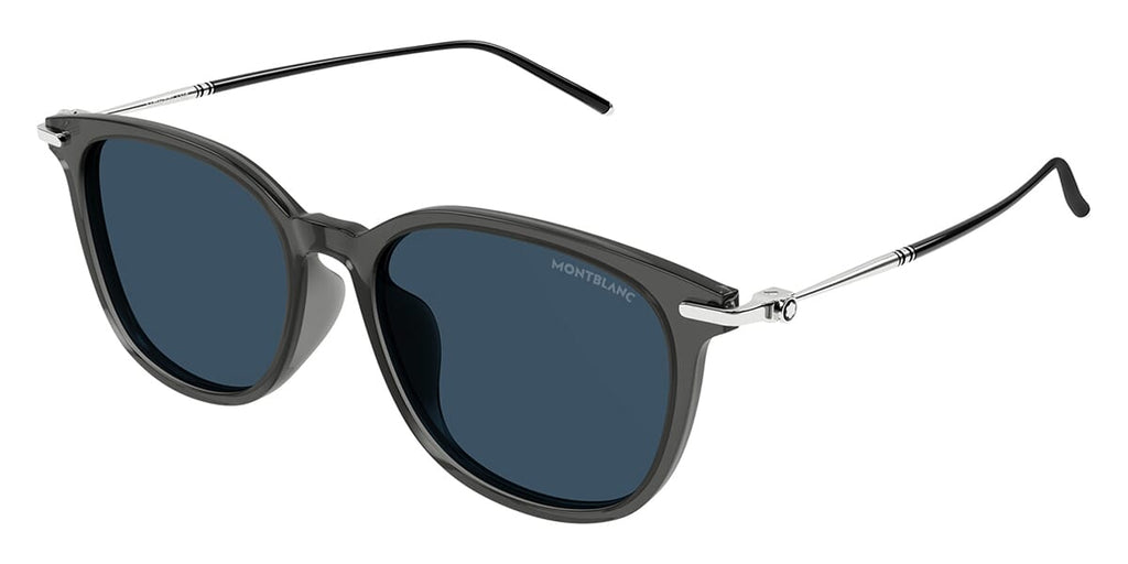 Montblanc MB0416SA #colour_grey with silver/blue