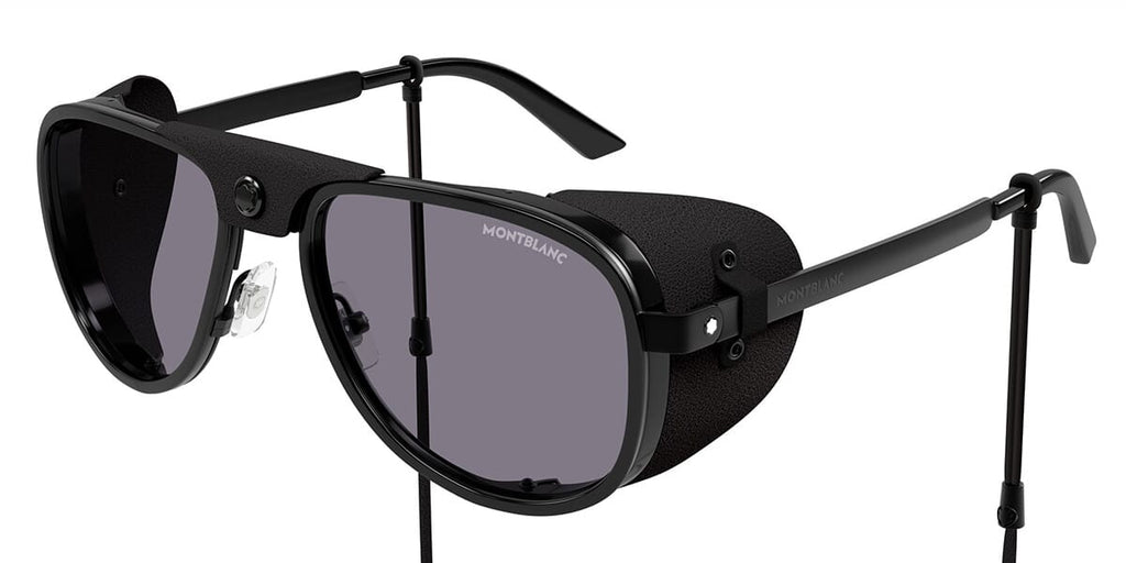 Montblanc MB0455S #colour_black/smoke polarised glass