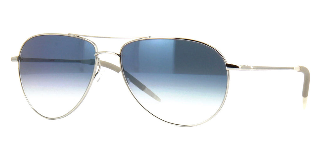 Oliver Peoples Benedict OV1002/S #colour_silver/chrome sapphire gradient photochromic vfx