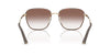 Oliver Peoples R-18 OV1378S #colour_dark mahogany and brushed gold/earth brown to light brown gradient