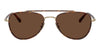 Oliver Peoples Sacoye OV1372ST #colour_gold and dark mahogany/brown polarised