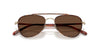 Oliver Peoples Sacoye OV1372ST #colour_gold and dark mahogany/brown polarised