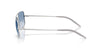 Oliver Peoples Victory II OV1373S #colour_silver/ocean blue to clear gradient