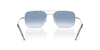Oliver Peoples Victory II OV1373S #colour_silver/ocean blue to clear gradient