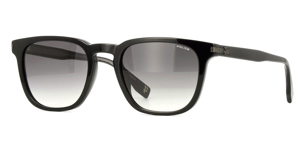 Police Grind 1 SPLR74 #colour_shiny black/grey gradient with light mirror