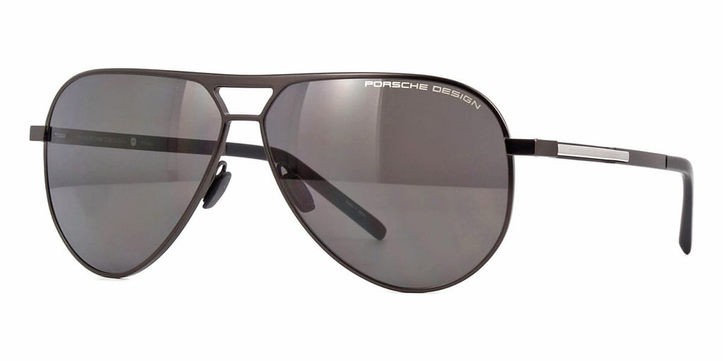 Porsche DeP8942 #colour_satin dark gunmetal/grey with light mirror visiondrive polarised