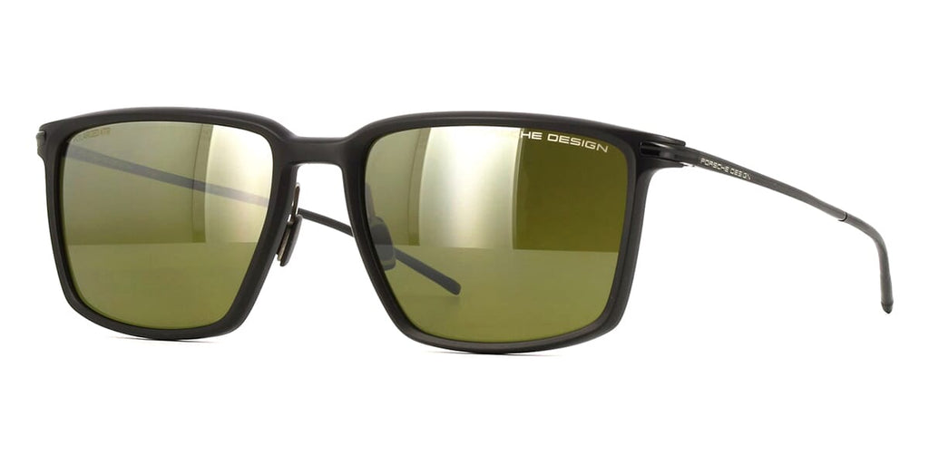 Porsche DeP8991 #colour_matte black/green gradient with light mirror polarised