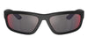Prada Linea Rossa SPS05ZS #colour_black rubber/dark grey with red and blue flash mirror