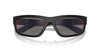 Prada Linea Rossa SPS05ZS #colour_black rubber/dark grey with red and blue flash mirror