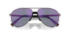 Prada Linea Rossa SPS53ZS #colour_gunmetal/dark blue mirror violet