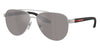 Prada Linea Rossa SPSA52S #colour_matte grey/purple brown with silver mirror