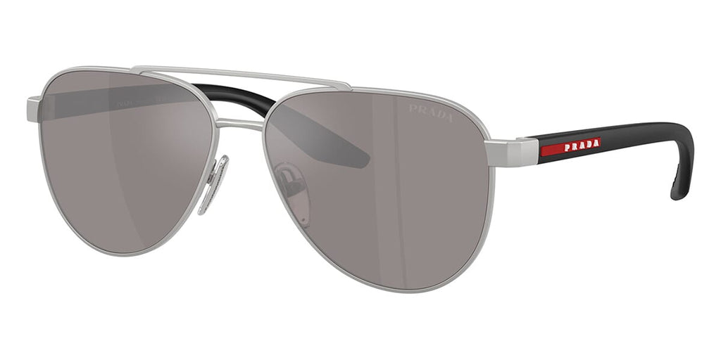 Prada Linea Rossa SPSA52S #colour_matte grey/purple brown with silver mirror
