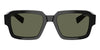 Prada SPR02ZS #colour_black/green polarised