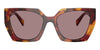 Prada SPR15WS #colour_poppy tortoise/light purple brown