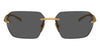 Prada SPRA56 #colour_satin yellow gold/dark grey