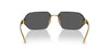 Prada SPRA56 #colour_satin yellow gold/dark grey