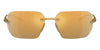 Prada SPRA56 #colour_satin yellow gold/brown with gold multilayer mirror