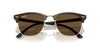 Ray-Ban Clubmaster RB3016#colour_brown-on-gold-dark-brown