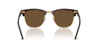 Ray-Ban Clubmaster RB3016#colour_brown-on-gold-dark-brown
