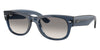 Ray-Ban Mega Wayfarer II RB0832S#colour_crystal-dark-blue-grey-to-clear-gradient