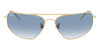 Ray-Ban RB3780 #colour_arista gold/blue to clear gradient