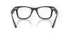 Ray-Ban New Original Wayfarer RB4340V#colour_brown-on-crystal-blue