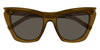 Saint Laurent SL 214 #colour_shiny brown/brown with light mirror