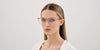 Saint Laurent SL 214 Kate Thin Opt#colour_shiny-yellow-crystal