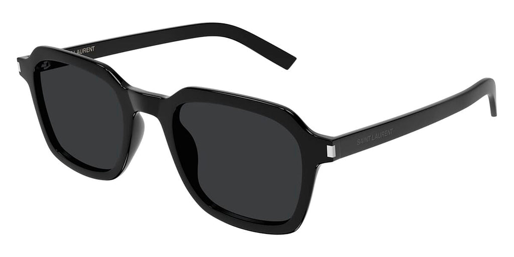 Saint Laurent SL 715 Sun #colour_shiny black/grey with light mirror