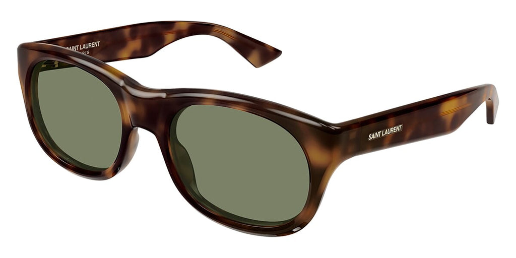 Saint Laurent SL 815 Sun #colour_shiny dark havana/green with light mirror
