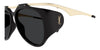 Saint Laurent New Wave SL M137/F #colour_black with gold/dark grey