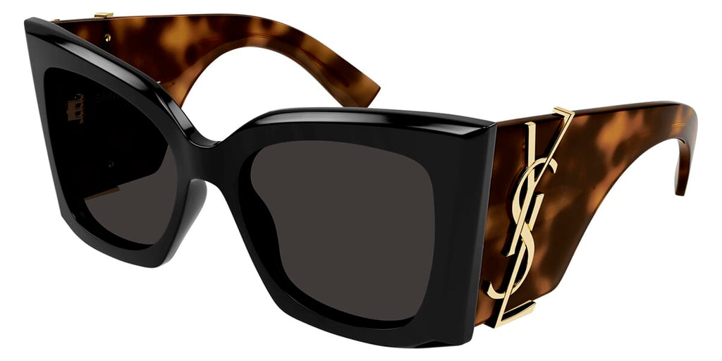 Saint Laurent Blaze M119 #colour_black with havana and gold/grey