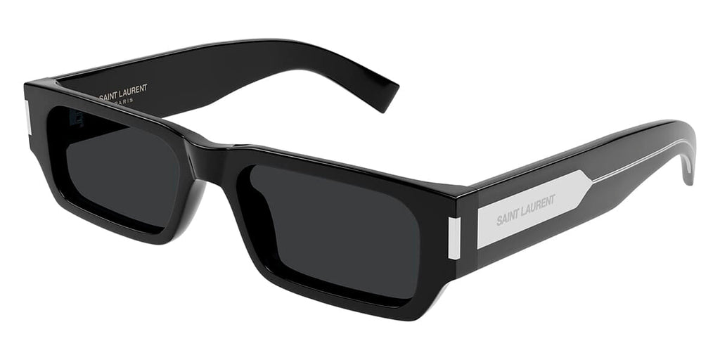 Saint Laurent Classic SL 660/F #colour_black with silver/grey