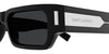 Saint Laurent Classic SL 660/F #colour_black with silver/grey